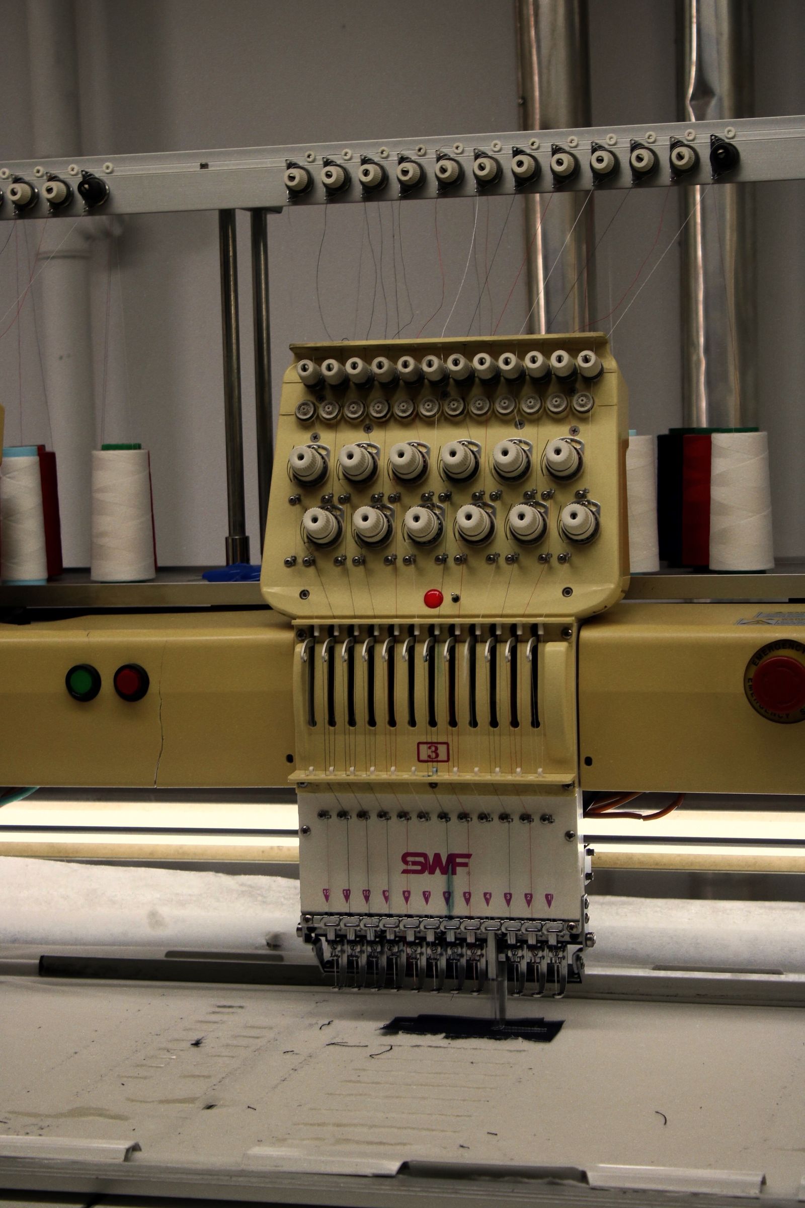Manufacturing image for Embroidered Garments